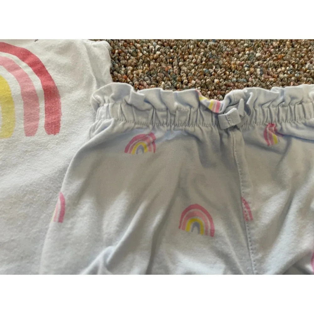 Gap Girls Blue Somewhere Over the Rainbow Outfit 3-6M